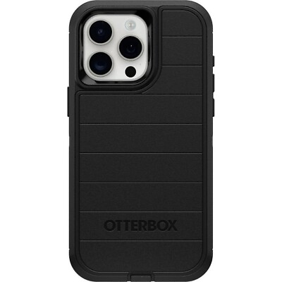 #ad Otterbox Defender Series Pro Case for Apple iPhone 15 Pro Max Black Case Only $24.99