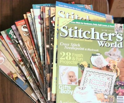 #ad Stitcher#x27;s World Magazine YOU CHOOSE stitchers 1999 2000 2001 2002 2003 2004 $4.95