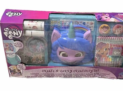 #ad My Little Pony Create and Carry Creativity Art and Craft Kit Value Box 61 Pieces $21.24