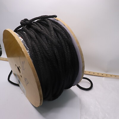 #ad Everbilt Polypropylene Solid Braid Rope Black 3 8quot; x 600 ft. 491 793 $124.50