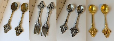 #ad 2pc Silverware Forks Spoons for 18quot; American Girl Doll Accessory FREESHIP ADDS $11.95