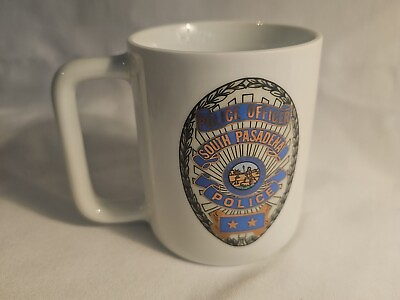 #ad South Pasadena Deputy Chief Police Coffee Cup Never Used $14.95
