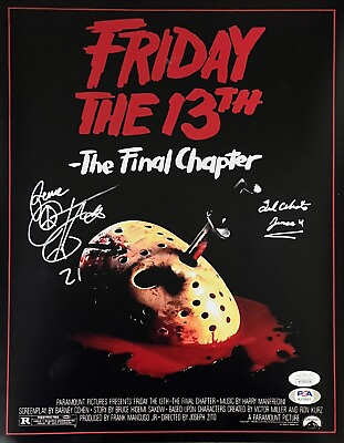 #ad Corey Feldman Ted White autographed inscribed 11x14 photo Friday The 13th JSA $191.99