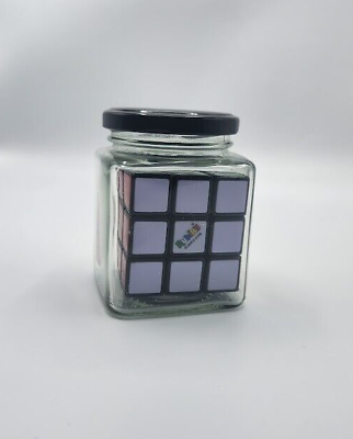 #ad Hand Made Rubik#x27;s Cube 3x3 in a Glass Jar Impossible Object $39.99