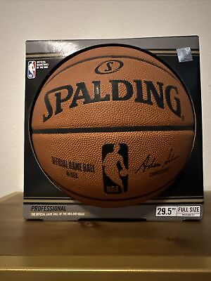 #ad Spalding NBA Official Game Ball Rare Discontinued Item. New In Box $499.99