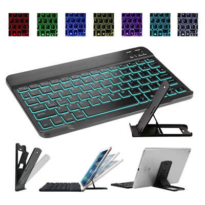 #ad For Microsoft Surface Pro 3 4 5 6 7 Go 1 2 Backlit Bluetooth Keyboard USA $20.81