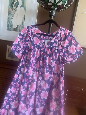 #ad Dress House Dress XL Petite Cotton Polyester NEW $17.10