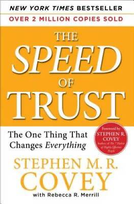 #ad #ad The SPEED of TRUST: The One Thing That Changes Everything Paperback GOOD $3.93