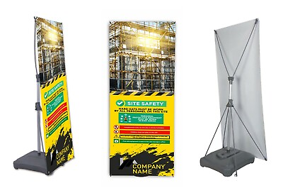#ad Banner Stand Outdoor Printed Banner 24#x27;#x27;x72#x27;#x27; Ship Same Day Free Custom Design $199.99