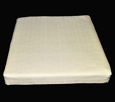 #ad Qh07t Dim Beige Plain Thick Cotton Blend 3D Box Sofa Seat Cushion Cover Custom $97.10