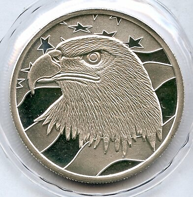 #ad Pledge Allegiance American Eagle 999 Silver 1 oz Medal Round USA ounce RC392 $44.95
