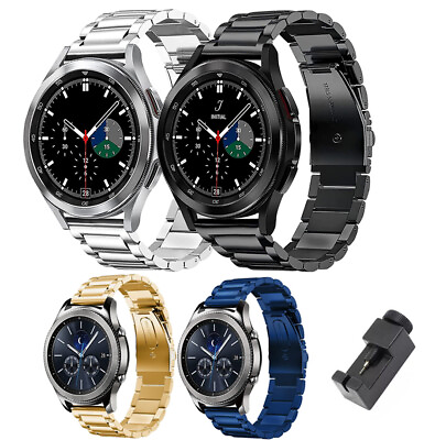 #ad Metal Strap Watch Band Bracelet For Samsung Galaxy Watch 4 5 40mm 44mm 42mm 46mm $8.49