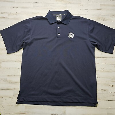 #ad FootJoy Mens Prodry Pique Polo Shirt LG Breakfast Hill Golf Club Greenland NH $17.99