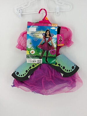 #ad Butterfly Fairy Girls M 8 10 $17.99