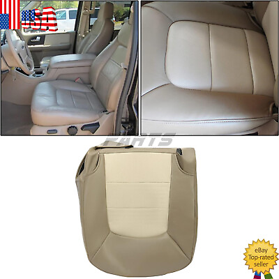 #ad For 2003 2006 Ford Expedition Front Driver Replace Leather Bottom Seat Cover Tan $33.90