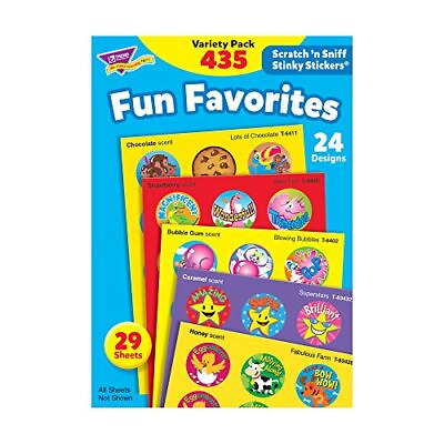 #ad Fun Favorites Scented Scratch #x27;N Sniff Stinky Stickers Fun for Rewards Incen... $15.29