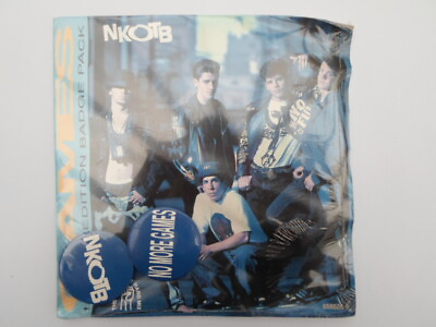 #ad New Kids On The Block Games 7quot; Columbia 6566269 EX EX 1990 picture sleeve amp; two GBP 7.50