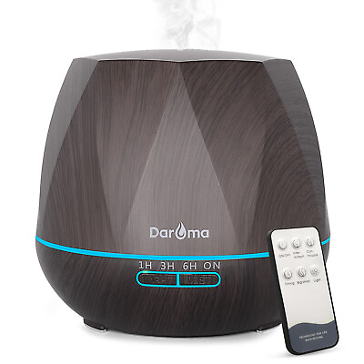 #ad 550ml Essential Oil Diffuser5 In 1 Aromatherapy Ultrasonic Cool Mist Humidifier $22.97