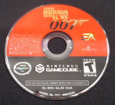 #ad GameCube Game James Bond 007 From Russia with Love Disc only Nintendo $13.99