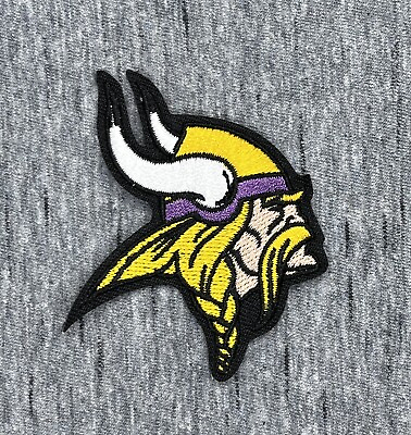 #ad MINNESOTA VIKINGS EMBROIDERED IRON ON PATCH 2.5quot; x 2.5” FREE SHIPPING $4.79
