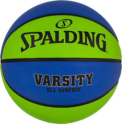 Spalding Varsity Blue Green Outdoor Basketball 29.5 $21.16