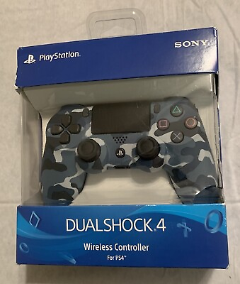 #ad OEM Sony DualShock 4 Wireless Controller for PS4 Blue Camouflage Sealed New $58.98