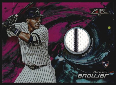 #ad 2018 Topps Fire Relics Magenta #FRMA Miguel Andujar 25 $25.00