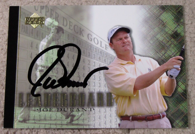 #ad Joe Durant Hand Signed Auto w LOA 2001 Upper Deck #102 PGA Golf $2.45