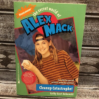 Nickelodeon The Secret World of Alex Mack Cleanup Catastrophe Paperback Book 90s $11.99