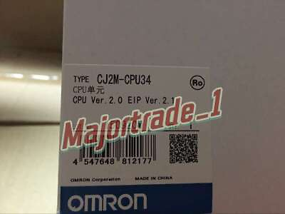#ad Omron CJ2M CPU34 PLC CJ2MCPU34 New In Box Expedited Shipping $640.00