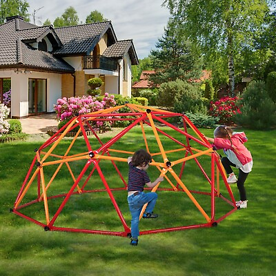 #ad Geometric Dome Steel Frame Climber Outdoor Toddler Jungle Gym Play Set for Kids $99.99