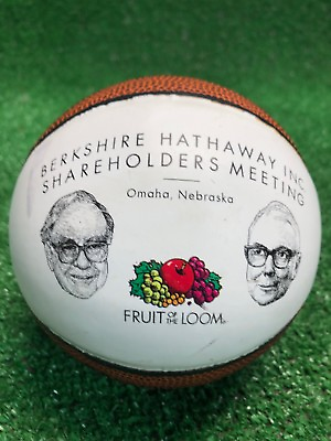 Ultra Rare Berkshire Hathaway Mini Spalding NBA Basketball Warren Buffett Omaha $802.21