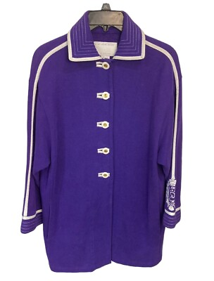 #ad St. John Sport By Marie Gray Blazer Purple Size P US 2 Button Down $70.00
