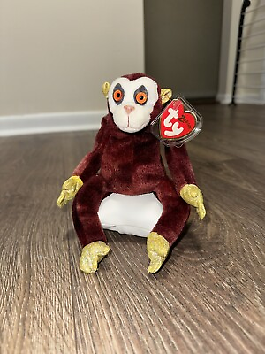 #ad TY Beanie Baby THE MONKEY Chinese Zodiac 8quot; 2000 with Swing Tags $11.00