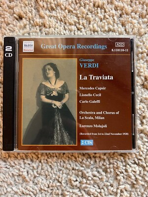 #ad Opera CD Giuseppe Verdi La Traviata 2001 Naxos 811011011 2 CDs set $14.08