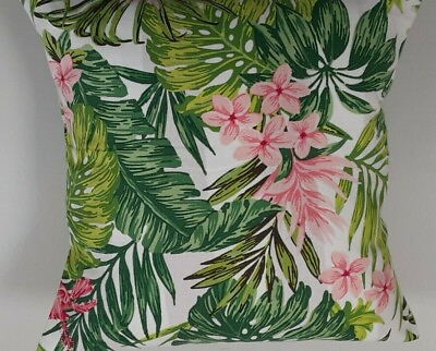 #ad Throw Pillow Cover Pillow Sham Tropical 15 inch x 15 inch Hand Made By Linda $12.99