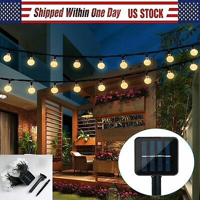 #ad Solar Powered LED String Light Garden Path Yard Decor Lamp Outdoor Waterproof $12.99