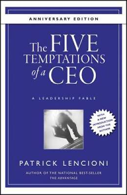 #ad The Five Temptations of a CEO Anniversary Edition: A Leadership Fable GOOD $4.48