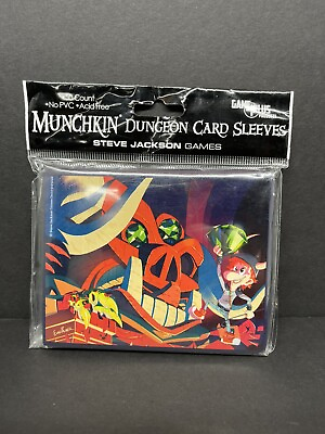 #ad Munchkin Dungeon Card Sleeves Steve Jackson Games 50 Count $9.99
