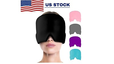 #ad Migraine Headache Relief Cap Hot amp; Cold Therapy Hat Ice Pack Mask US $16.30