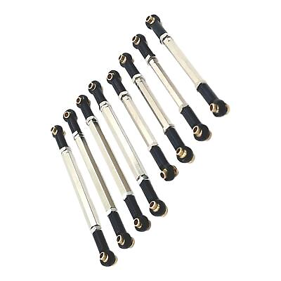 #ad 8x RC Chassis Link Rod Upgrade Parts Adjustable for MN128 1:12 Scale RC DIY $17.06
