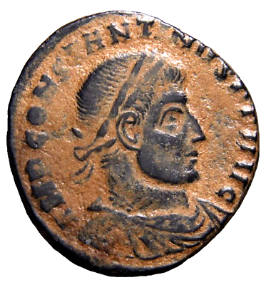 #ad Constantine I the Great 307 10 337 follis RP Mint of Rome Sol Roman Coin wCOA $73.04