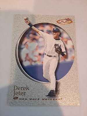 #ad 2001 Fleer Futures Baseball Derek Jeter #72 New York Yankees HOF $2.99