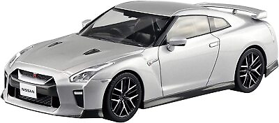 #ad AOSHIMA 1 32 The Snap Kit Series Nissan GT R Ultimate Metal Silver JAPAN NEW $23.24