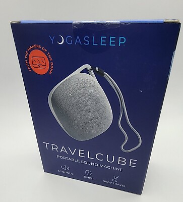 #ad Yogasleep Travelcube Portable White Noise Machine with Timer NEW OPEN BOX $29.99