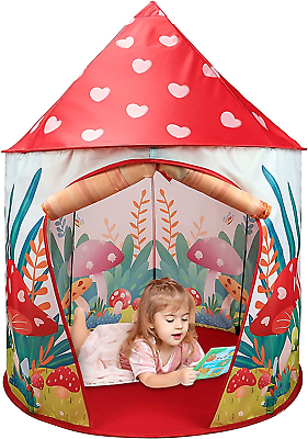 #ad Mushroom Kids Play Tent Space Themed Indoor Play Children House for Boys and ... $36.99