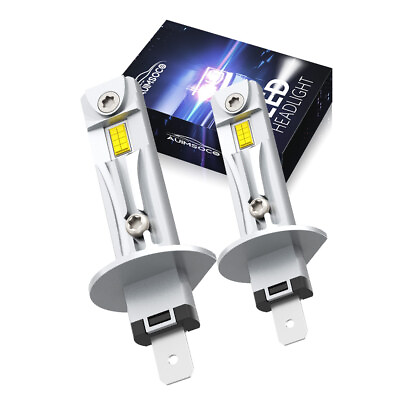 #ad H1 LED Headlight Kit Low Beam Bulbs CANBUS Plug amp; Play Super Bright White Lamps $35.99