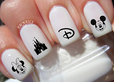 #ad DISNEY Nail Art Stickers Transfers Decals Set of 50 A1211 $4.50