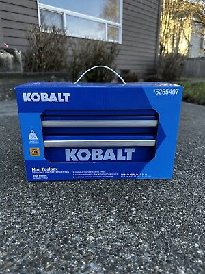 #ad Kobalt BLUE Mini Tool Box 25th Anniversary Edition Brand New $36.99
