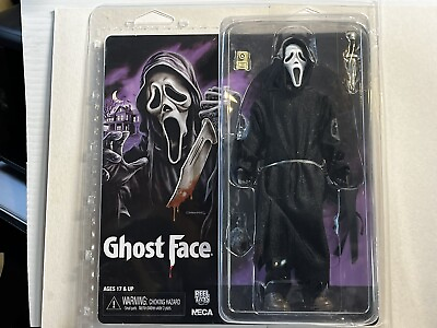 #ad Scream GHOSTFACE 8quot; Retro Style Clothed Action Figure NECA 2014 Scary Movie Misp $29.95